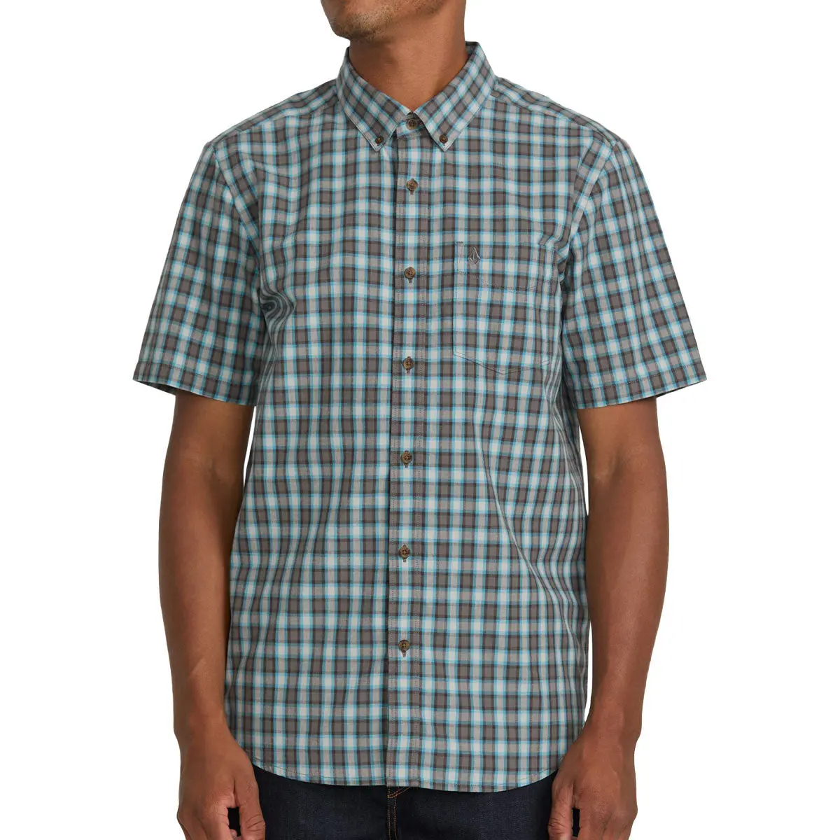 Volcom Morphew Shirt - Used Blue 1