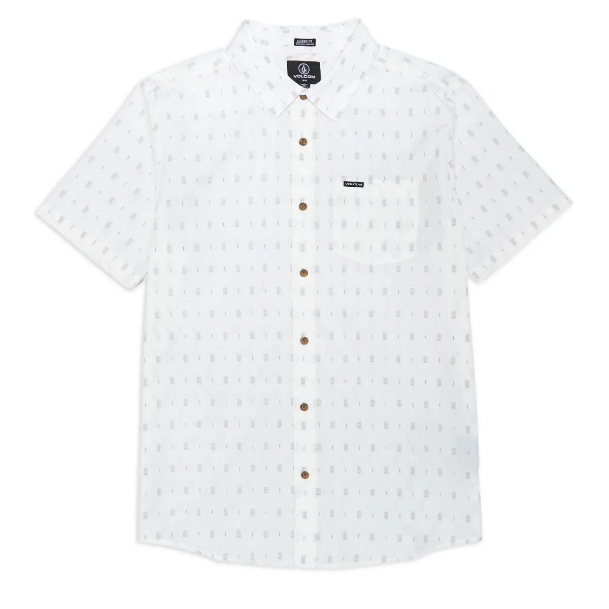 Volcom Bankstone Shirt - White Combo 1