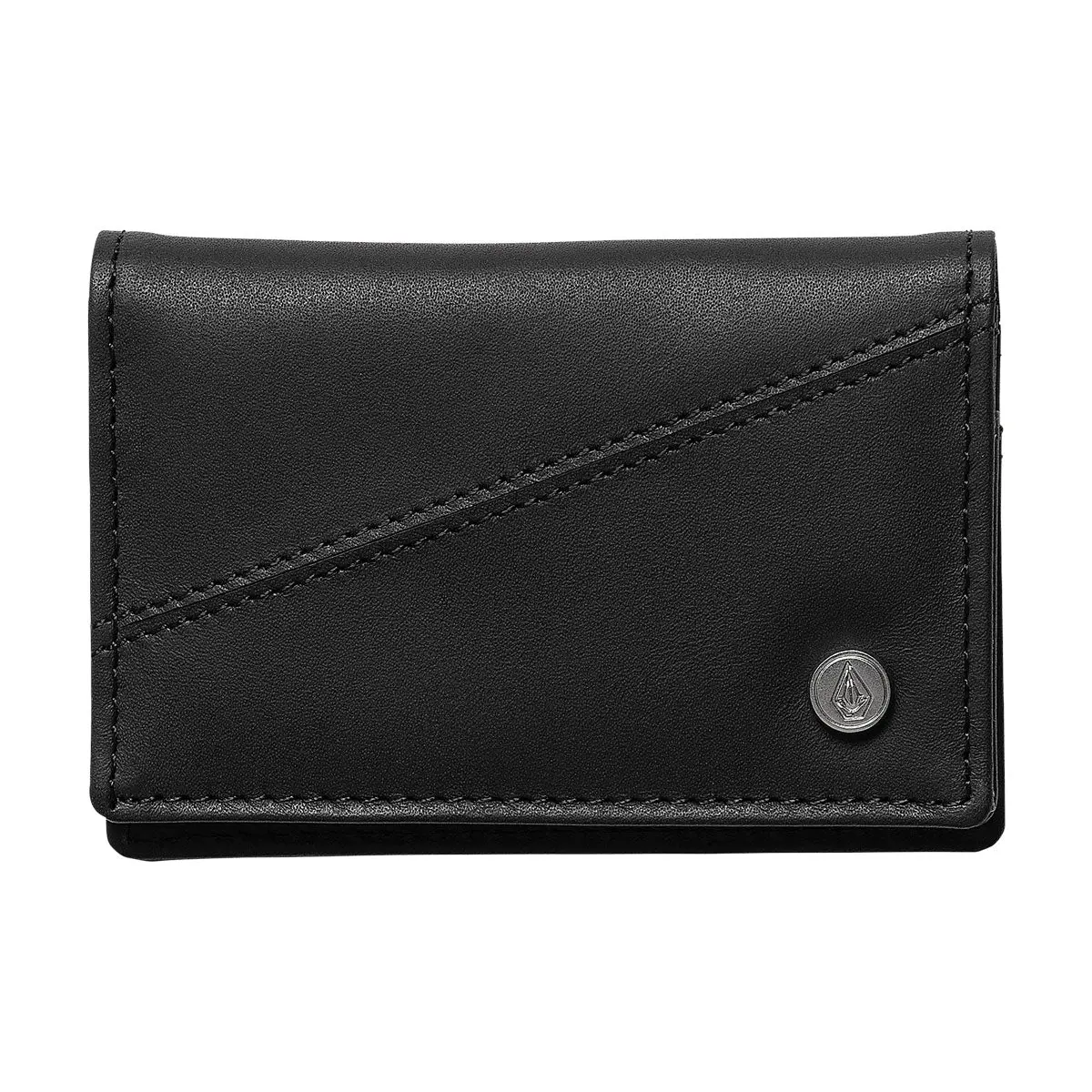 Volcom Straight Up Cardholder Wallet - Black 1