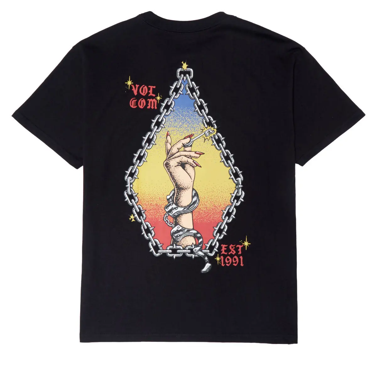 Volcom Fa Daniel Shepard Unlocked T-Shirt - Black 1
