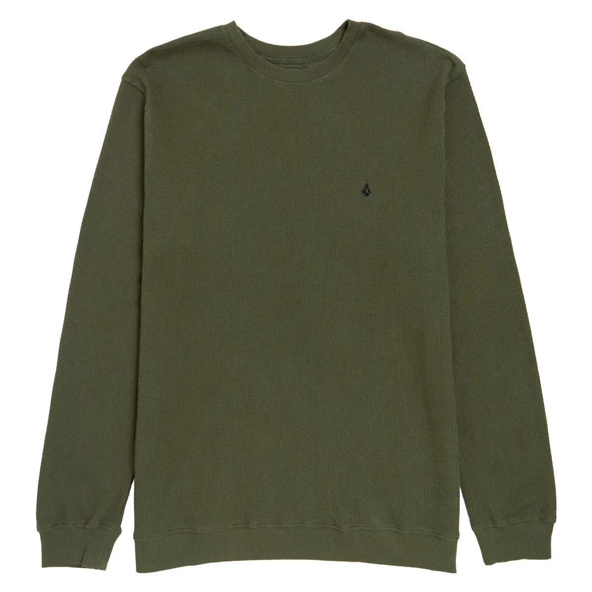 Volcom Gridstone Crew Long Sleeve T-Shirt - Brownstone 1