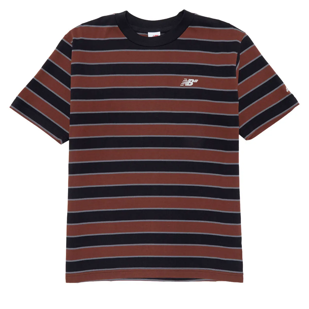 New Balance Numeric Thin Stripe T-Shirt - Black Ii 1