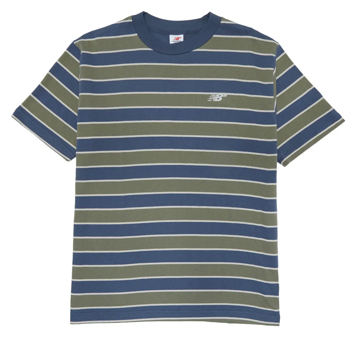 New Balance Numeric Thin Stripe T-Shirt - Blue 1