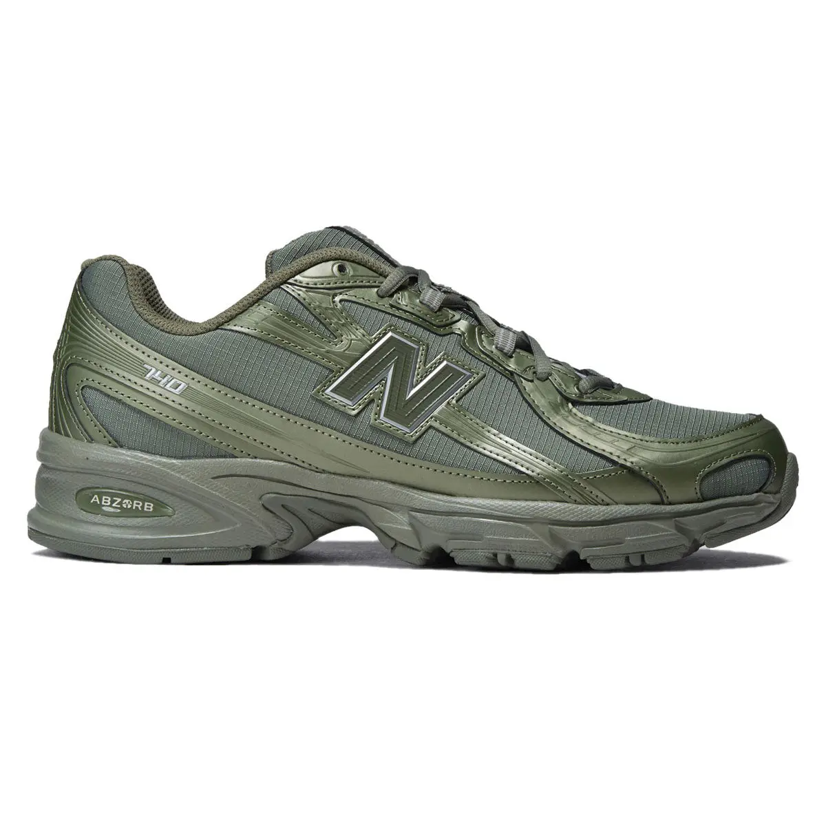 New Balance 740 Shoes - Dark Olivine/Silver Metallic 1