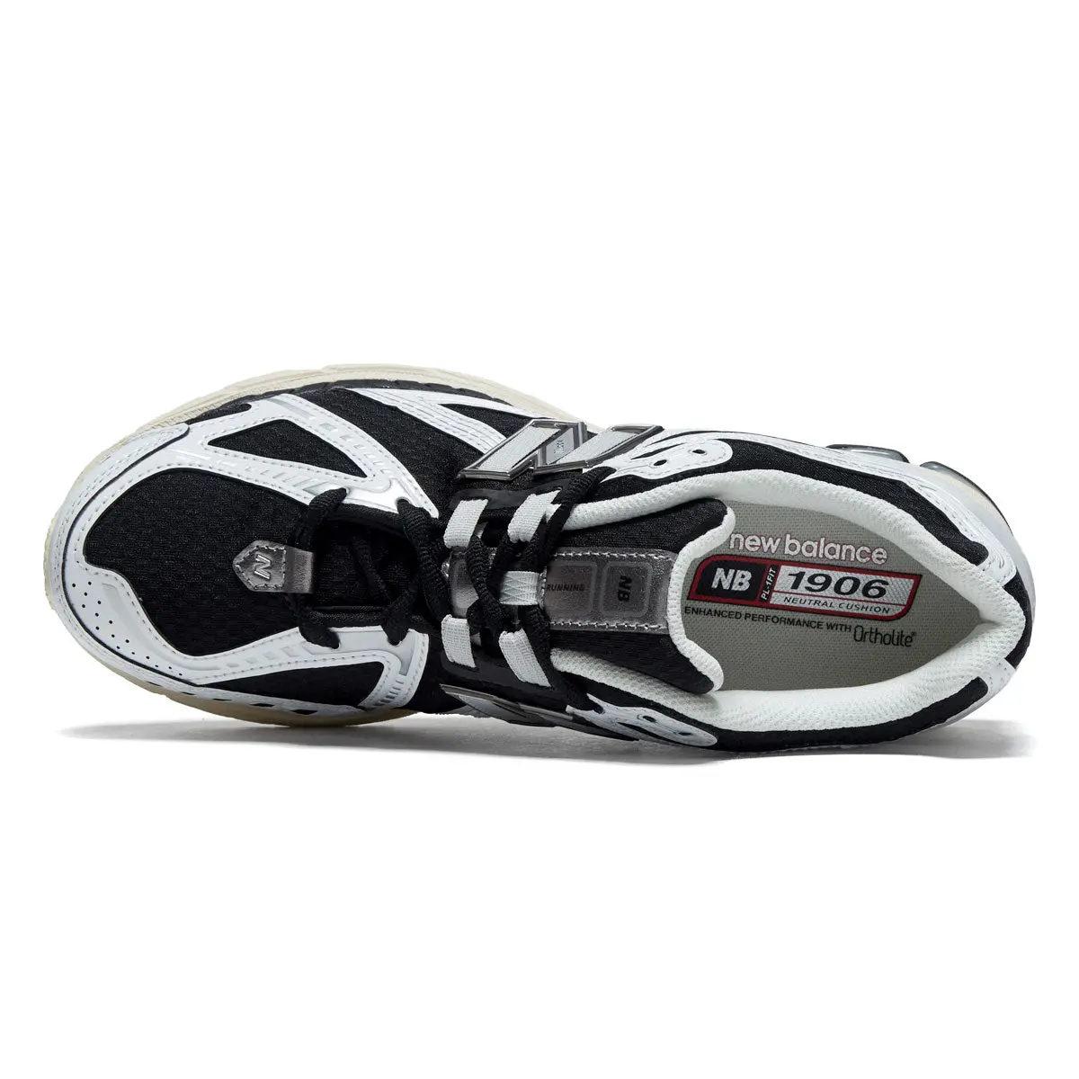 New Balance 1906R Shoes - White/Black/Black Metallic 3