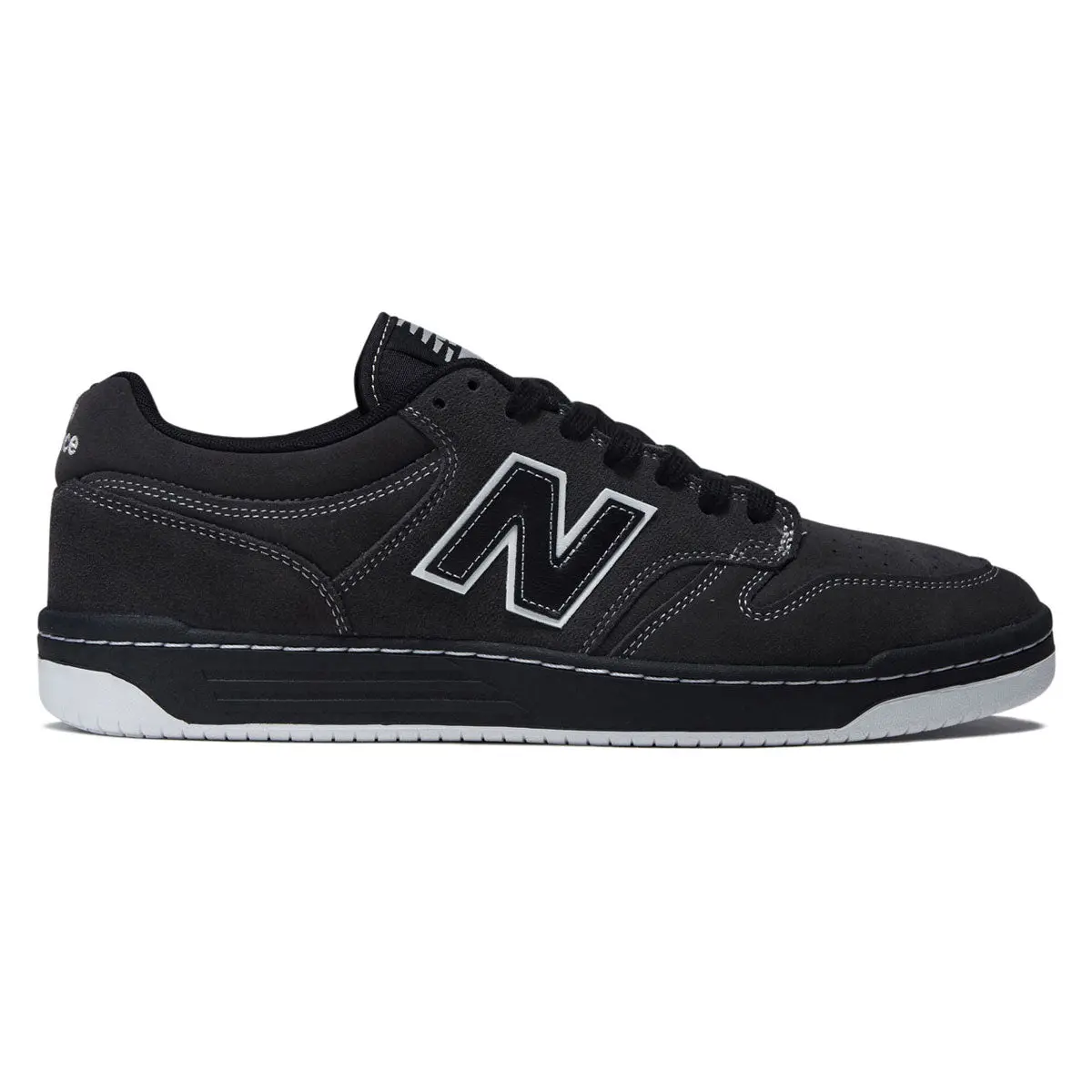 New Balance 480 Shoes - Dark Grey/Black 1