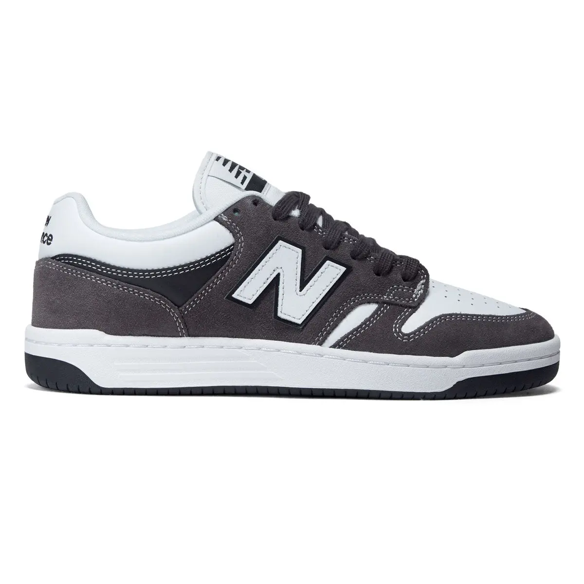 New Balance 480 Wide Shoes - Dark Grey/White 1