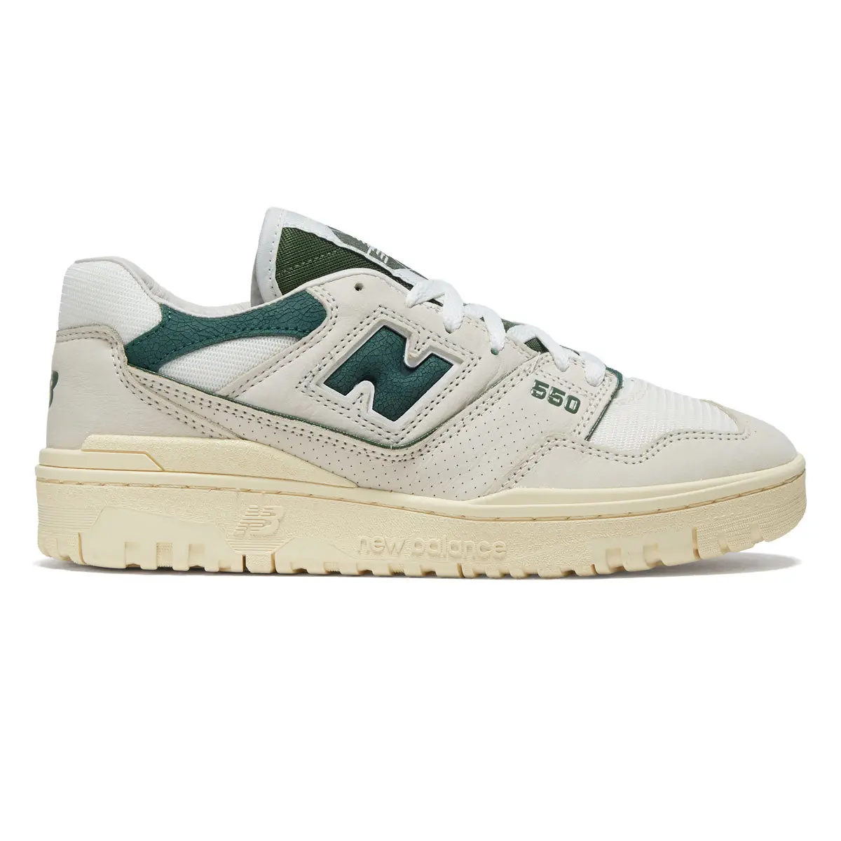 New Balance 550 Shoes - Permafrost/Dark Alpine Green 1