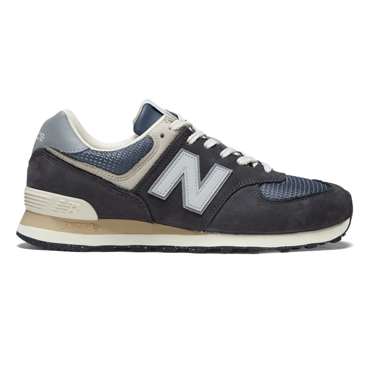New Balance 574 Shoes - Black Cement/Slate Grey 1