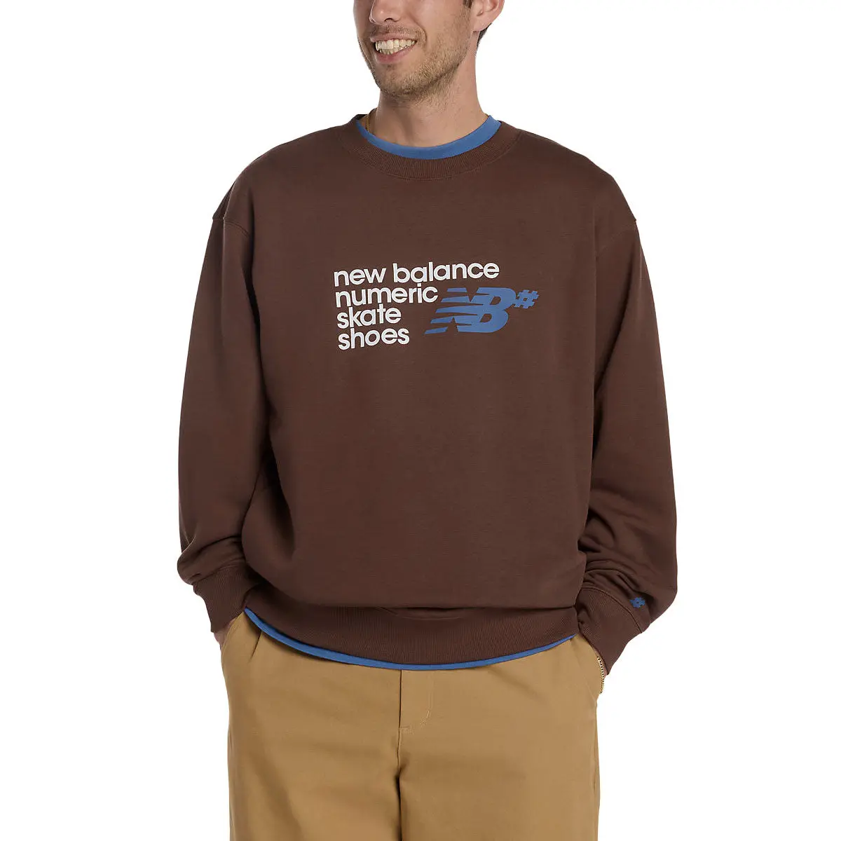New Balance Numeric Logo Sweatshirt - Pumpernickel 1