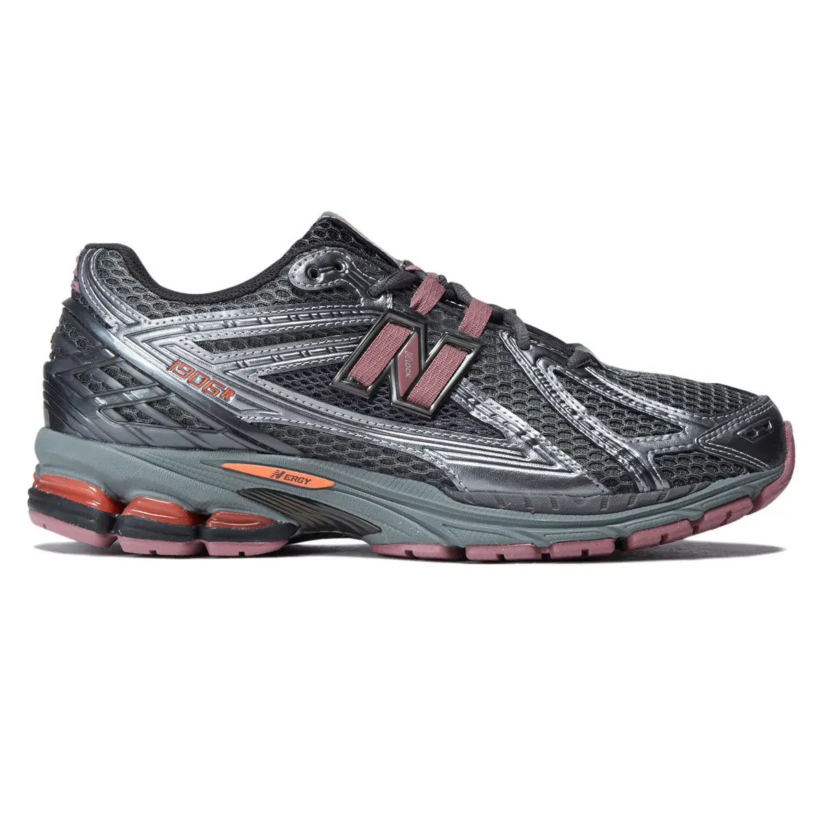 New Balance 1906R Shoes - Dark Silver Metallic/Rosewood 1