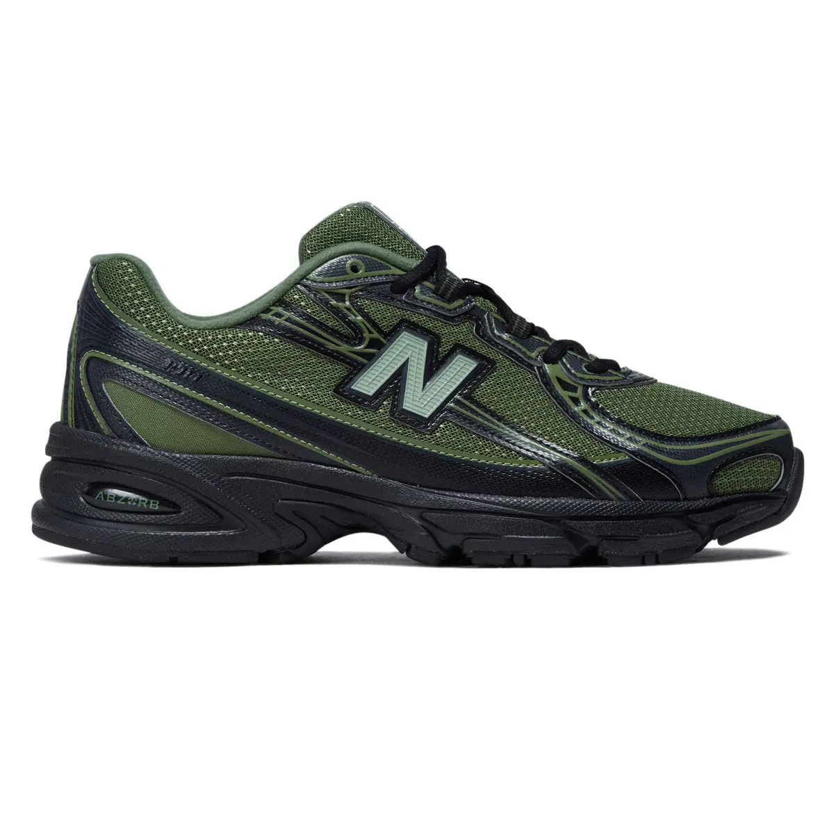 New Balance 740 Shoes - Utility Green/Black 1