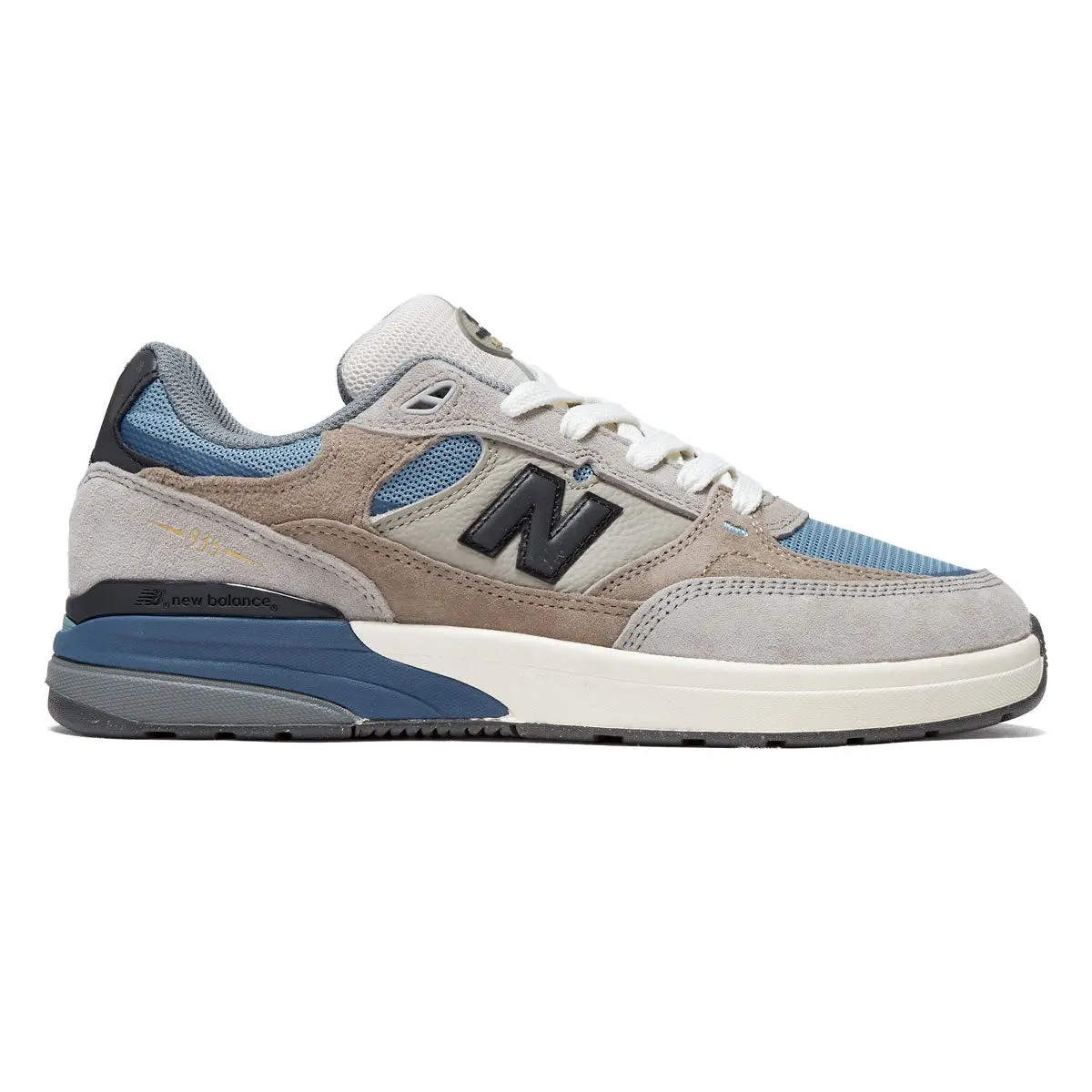 New Balance Andrew Reynolds 933 Wide Shoes - Mushroom/Light Blue 1
