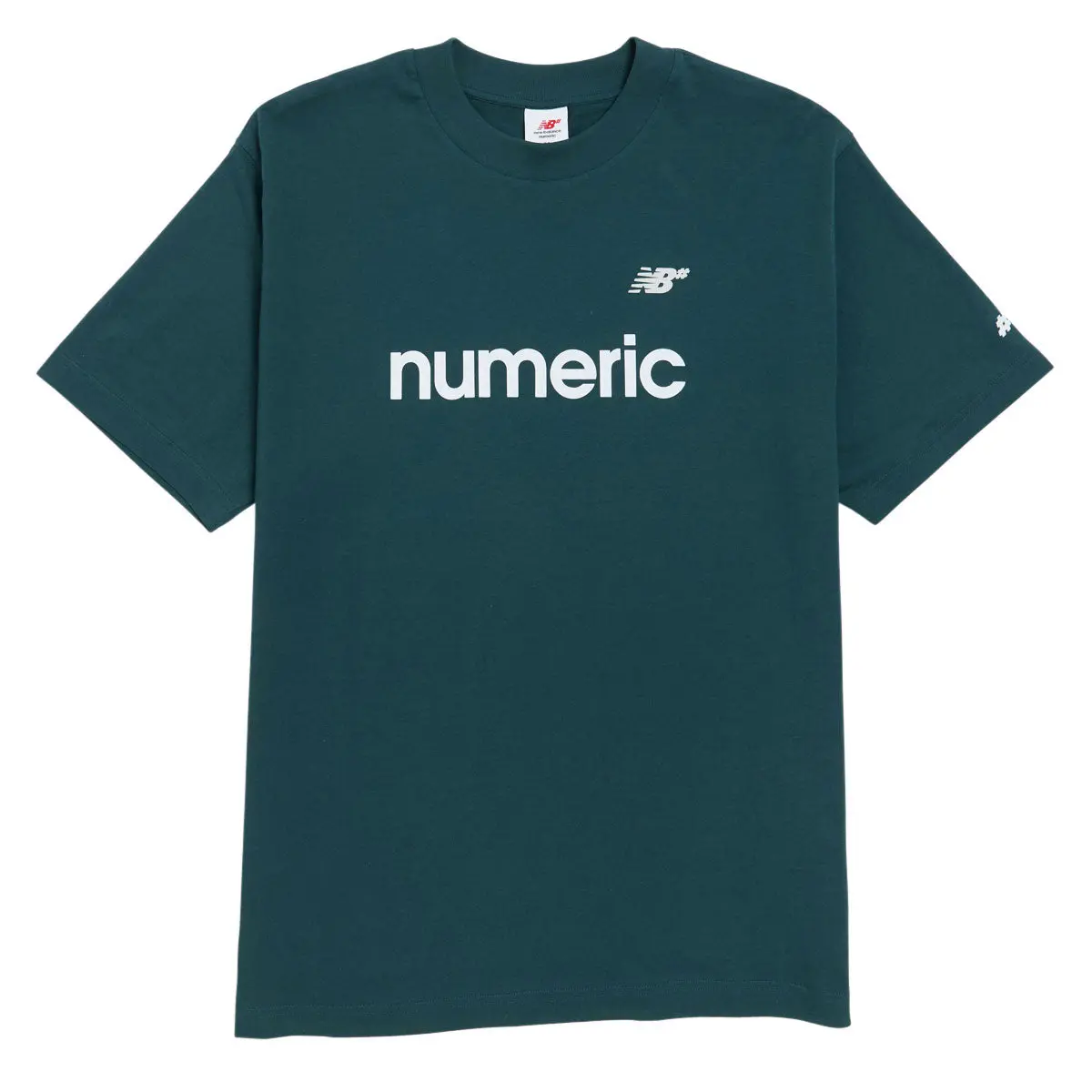 New Balance Numeric Linear Logo T-Shirt - Medusa Green 1