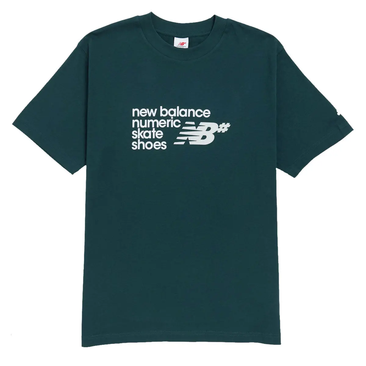 New Balance Numeric Stacked Graphic T-Shirt - Medusa Green 1