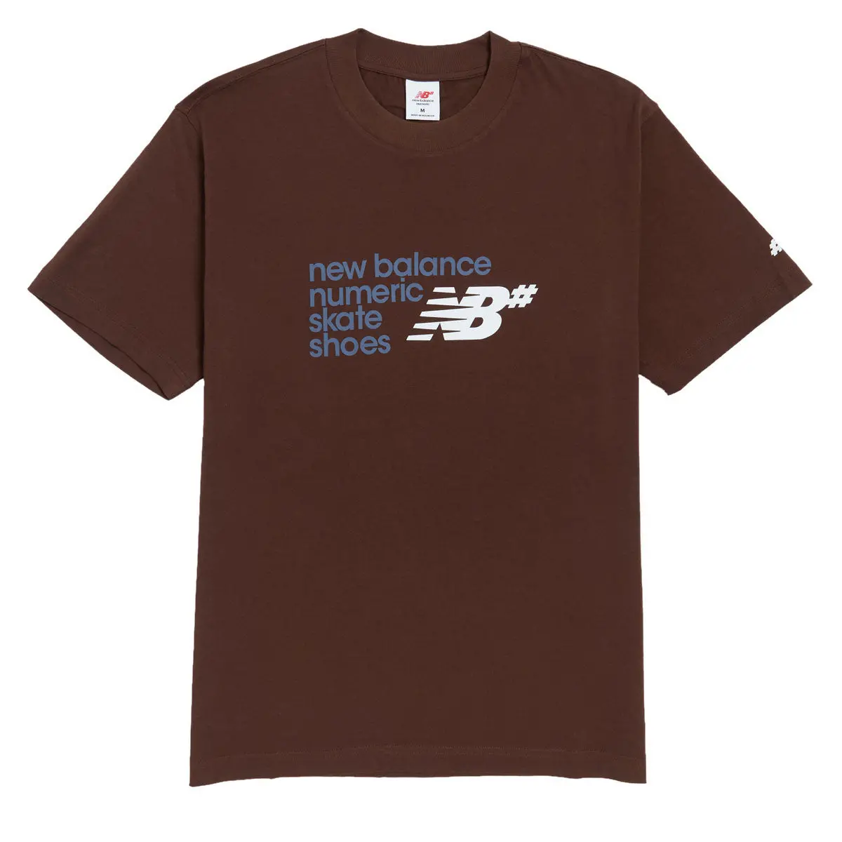 New Balance Numeric Stacked Graphic T-Shirt - Pumpernickel 1