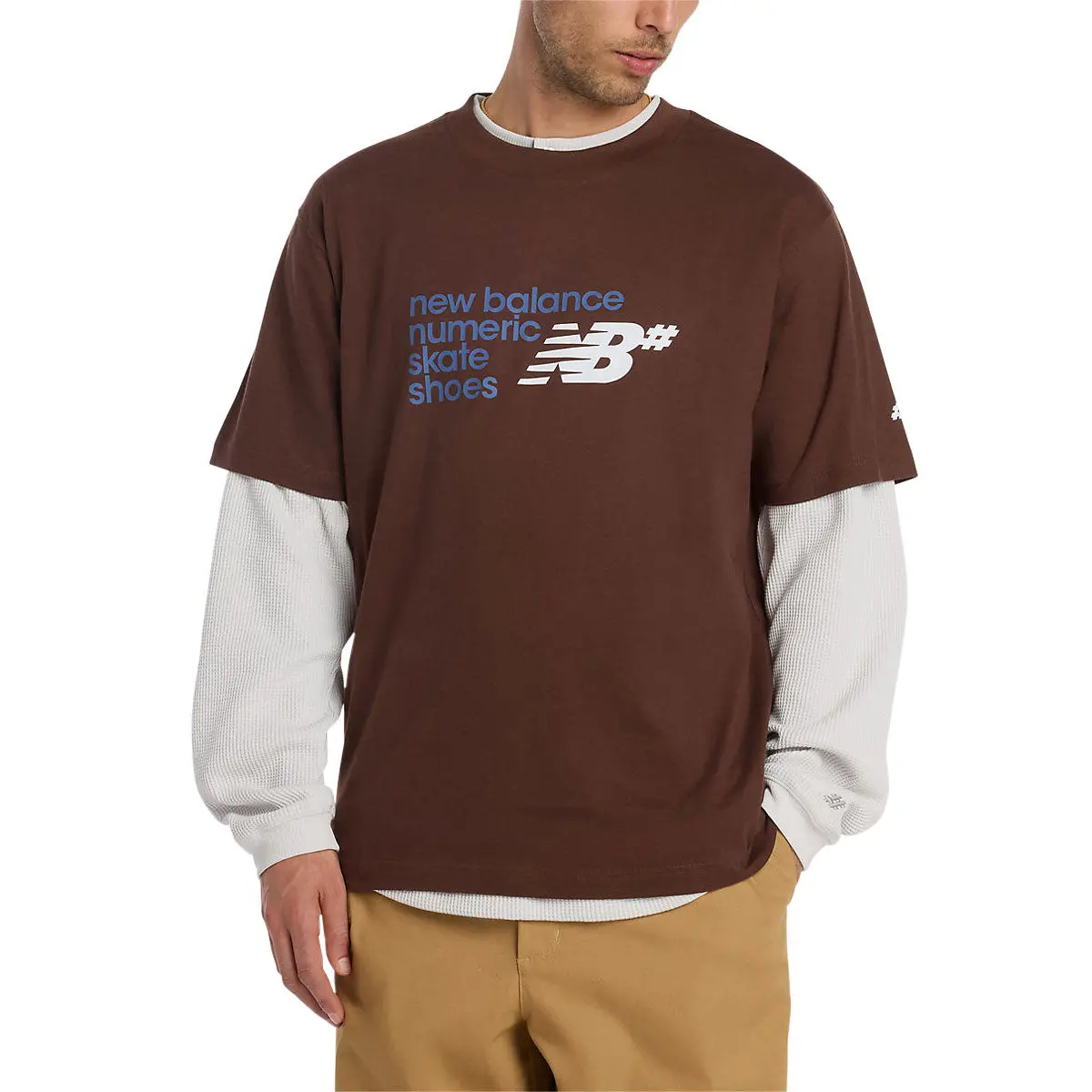 New Balance Numeric Stacked Graphic T-Shirt - Pumpernickel 2
