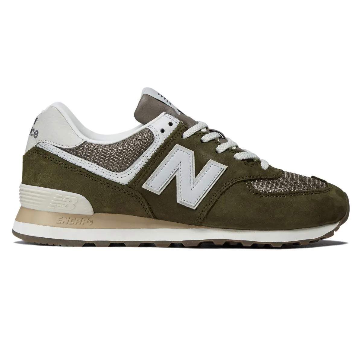 New Balance 574 Shoes - Calcium/Dark Silver Metallic 1