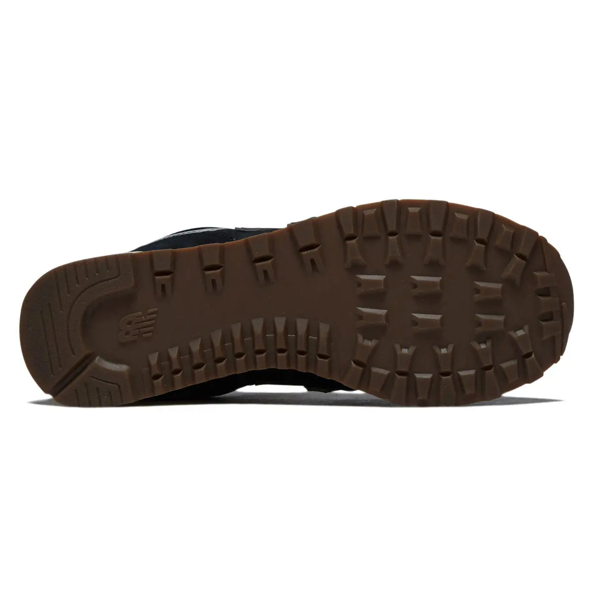 New Balance 574 Shoes - Brown/Dark Silver Metallic 4