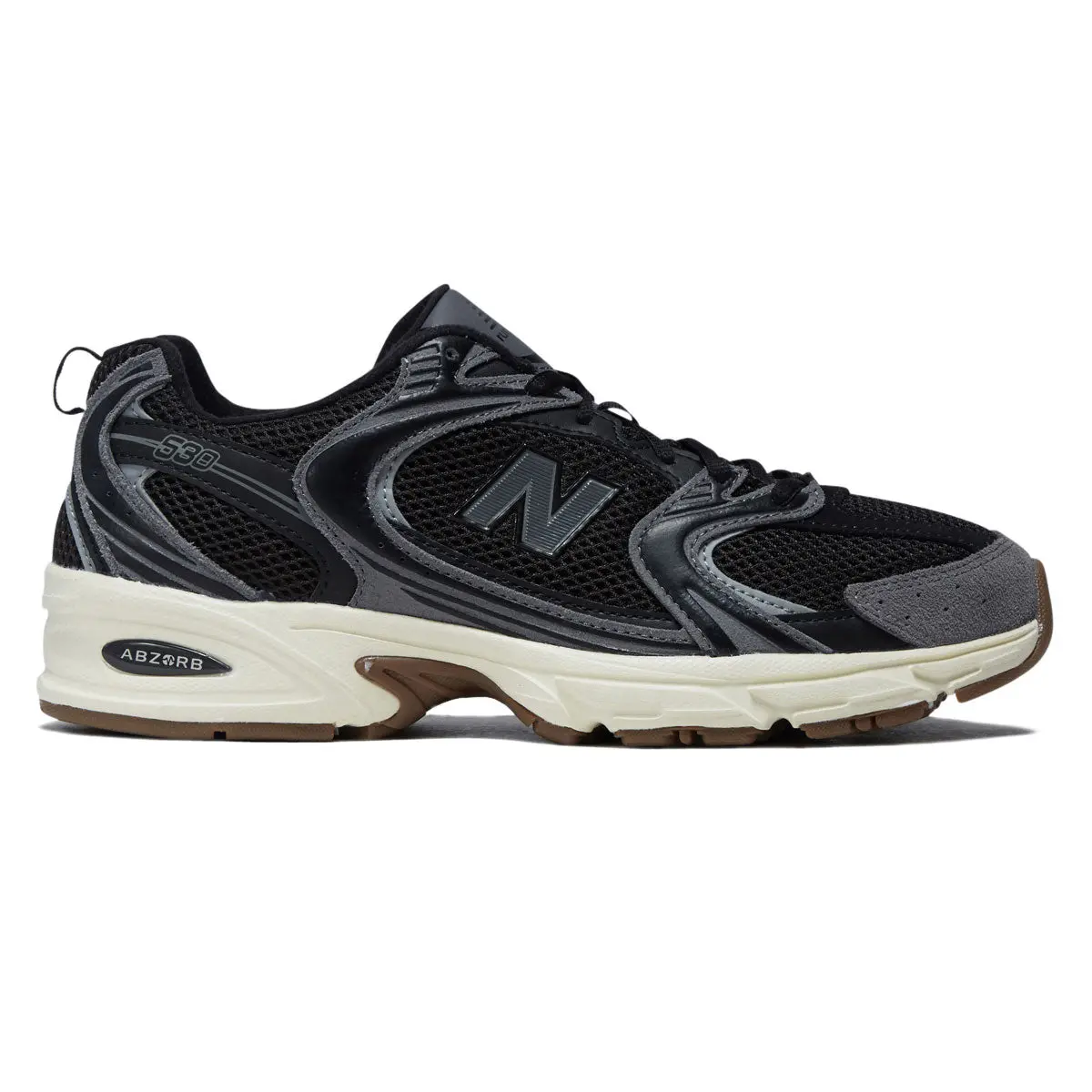 New Balance 530 Shoes - Black/Castlerock 1