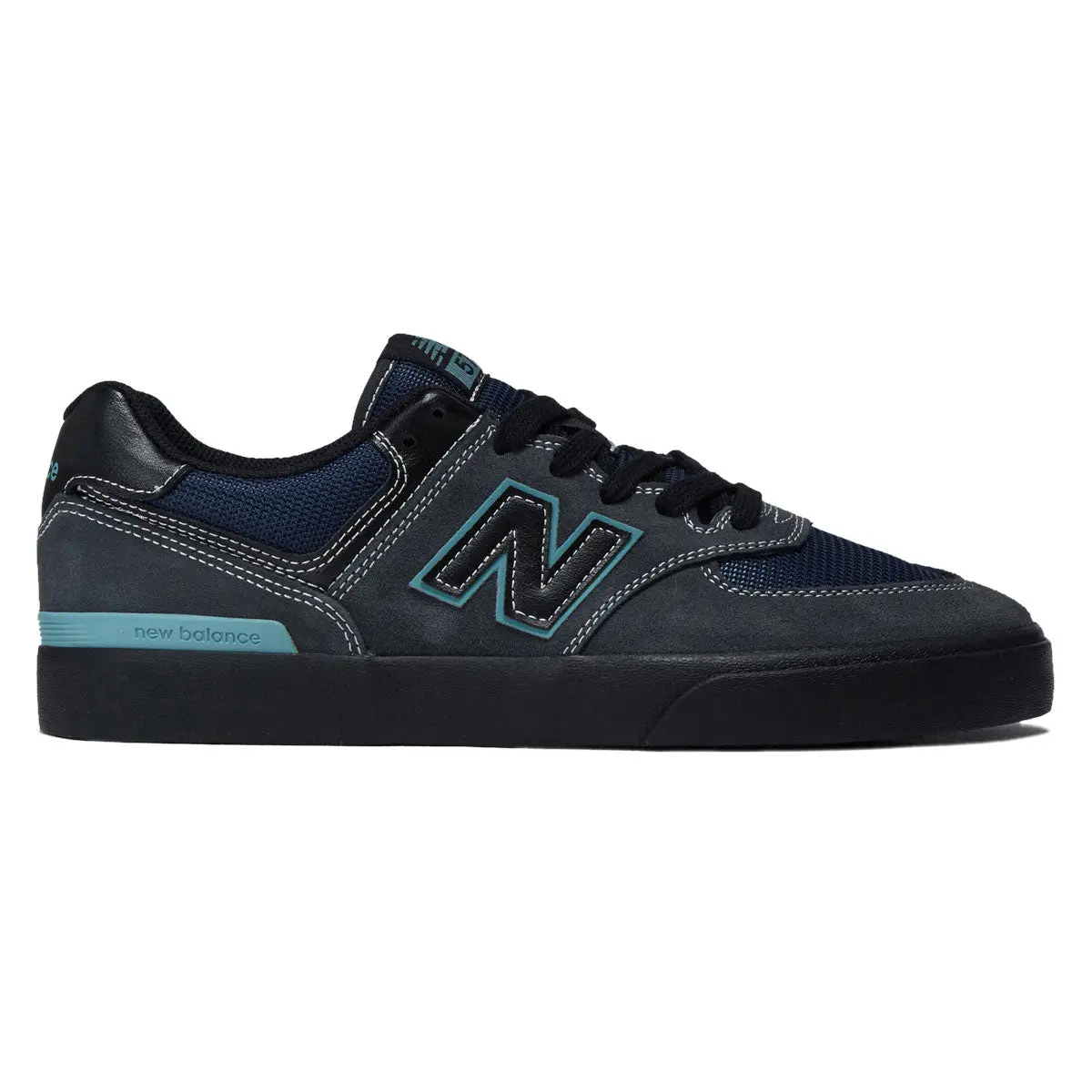 New Balance 574 Vulc Shoes - Cement/Teal 1