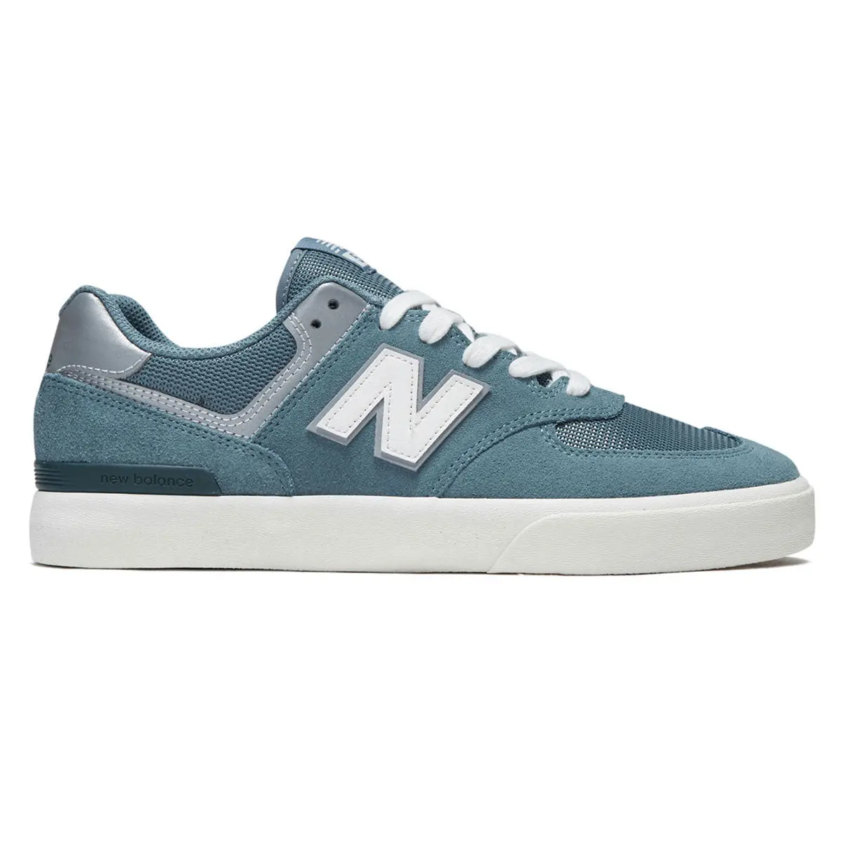 New Balance 574 Vulc Wide Shoes - Saltwater/White 1