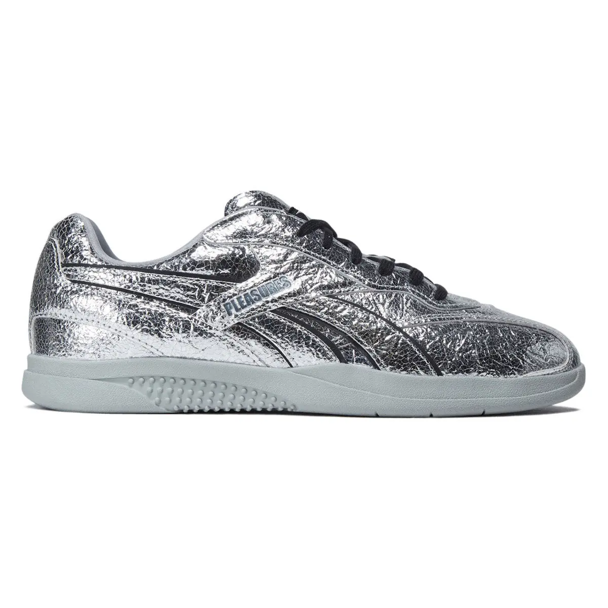 Reebok X Pleasures Hammer Street Shoes - Silver Crinkle 1