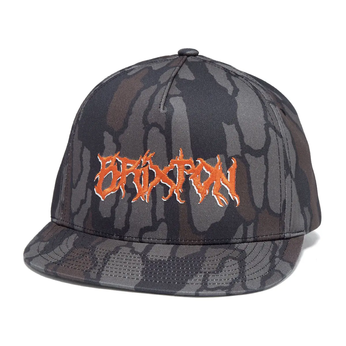 Brixton Void Hunter Hp Snapback Hat - Bark Camo 1
