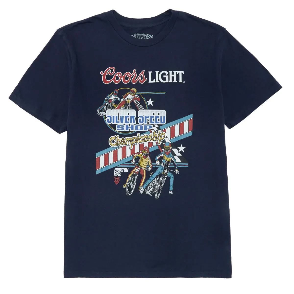 Brixton X Coors Light Berm T-Shirt - Coors Navy 1