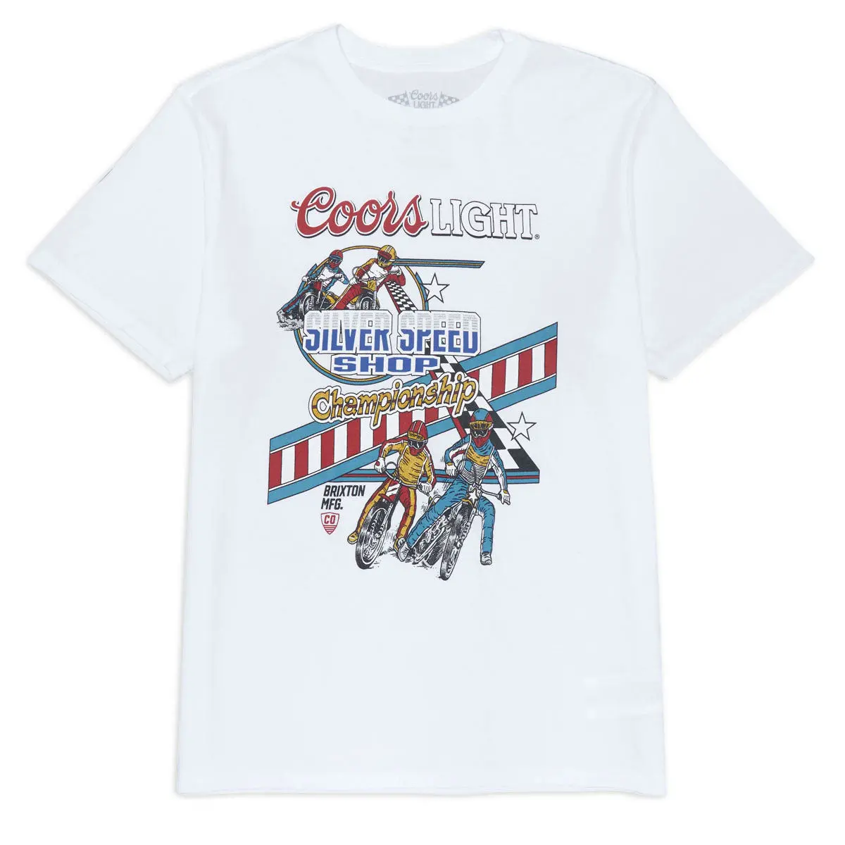 Brixton X Coors Light Berm T-Shirt - White 1