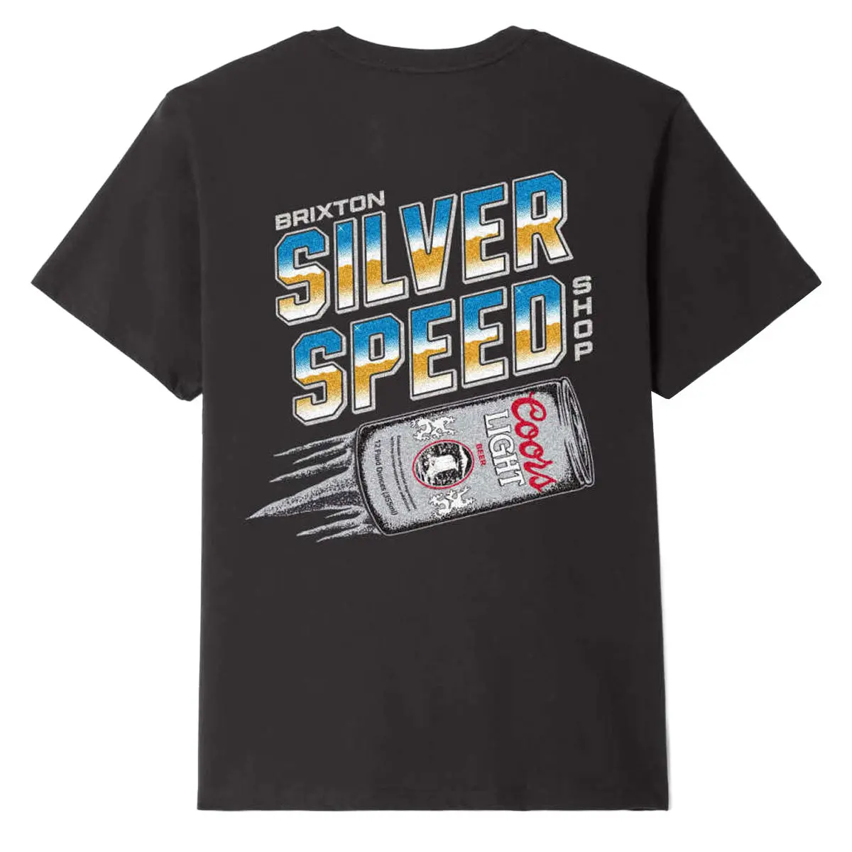 Brixton X Coors Light Silver Speed T-Shirt - Black 1