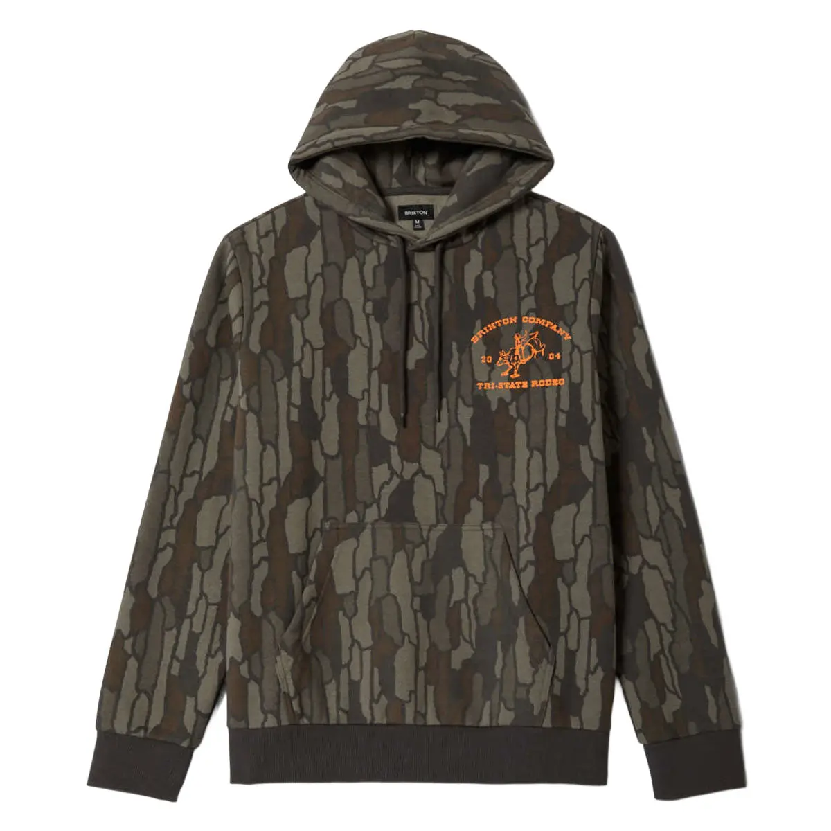 Brixton Danforth Hoodie - Bark Camo 1