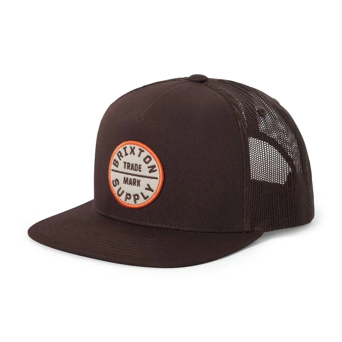 Brixton Oath Mp Trucker Hat - Chocolate/Chocolate 1