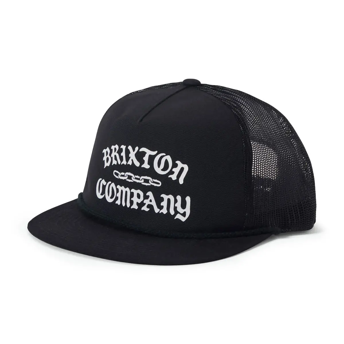 Brixton Chains Netplus Hp Trucker Hat - Black/Black 1