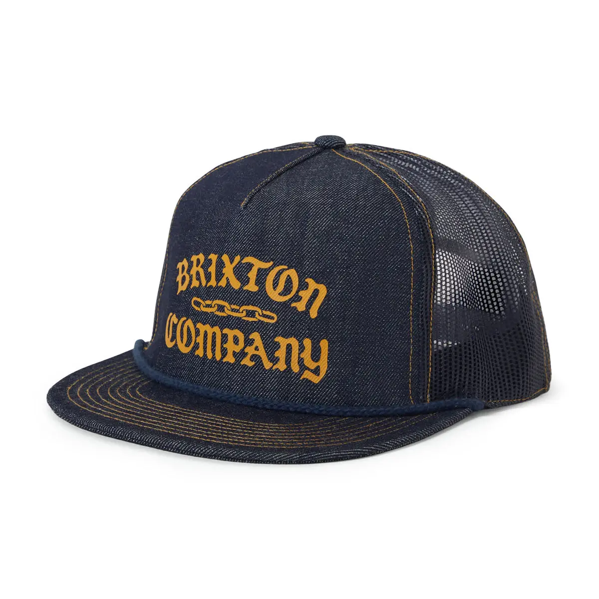 Brixton Chains Netplus Hp Trucker Hat - Dark Denim/Navy 1