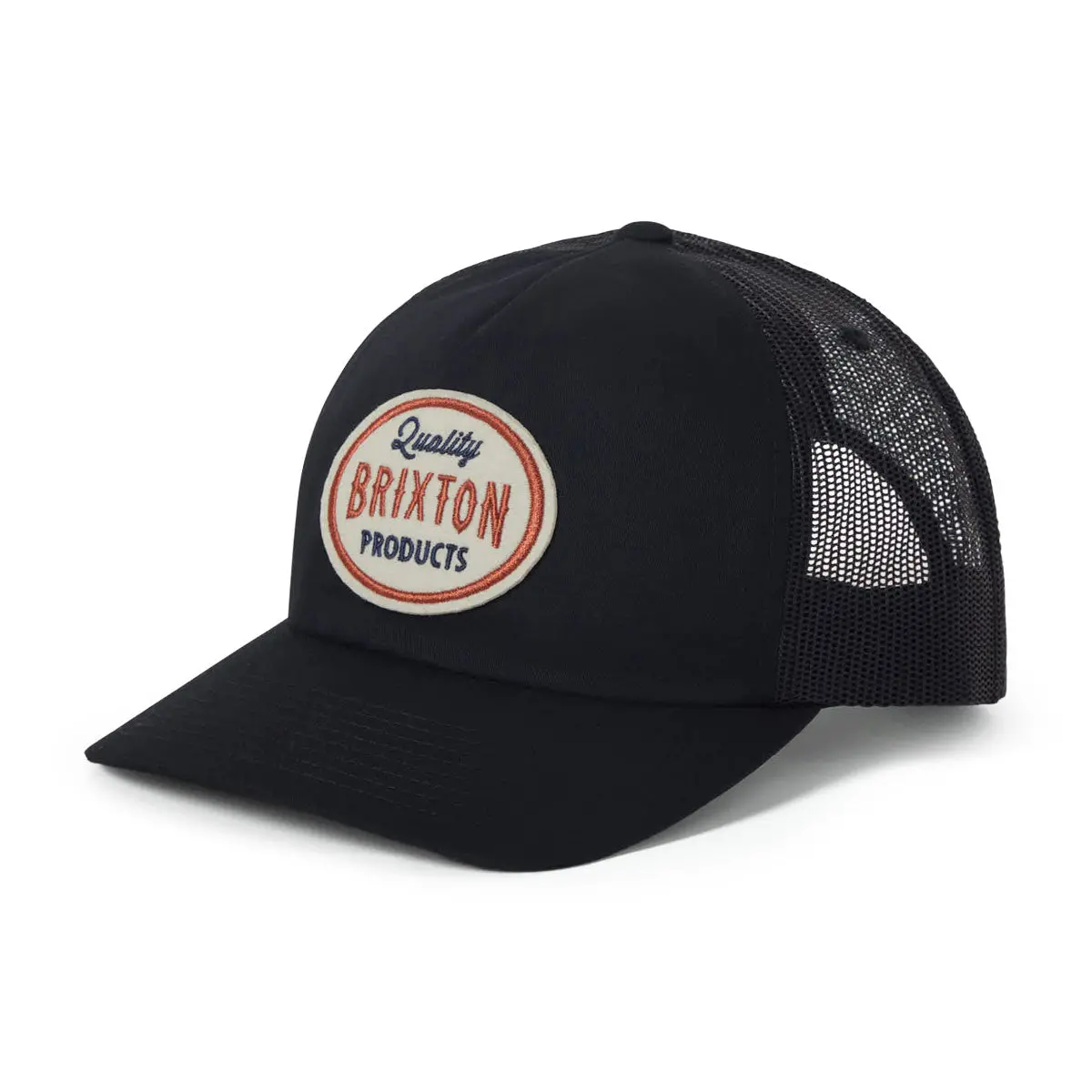 Brixton Henry Mp Trucker Hat - Black/Black 1