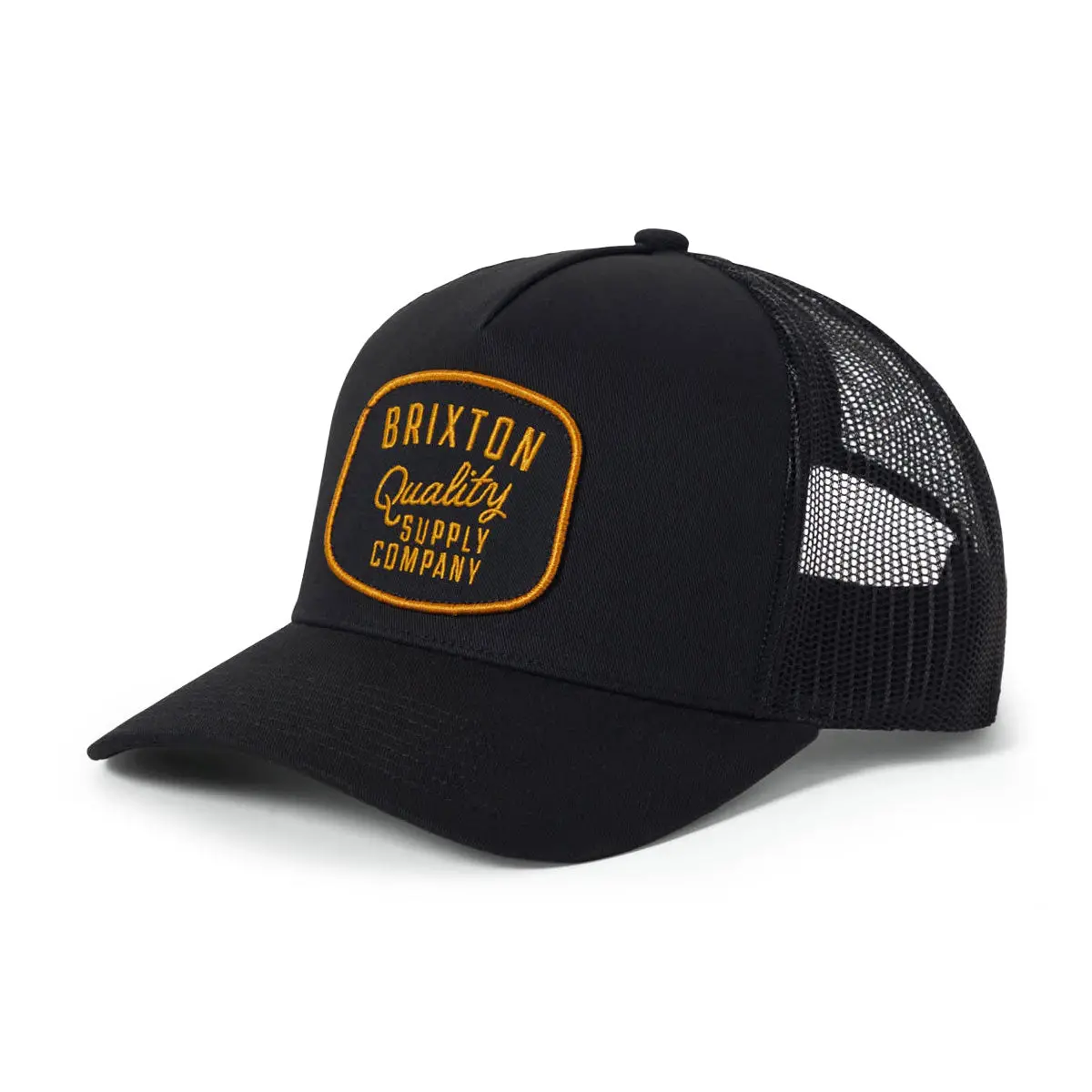 Brixton Hubal C Netplus Mp Trucker Hat - Black/Black 1