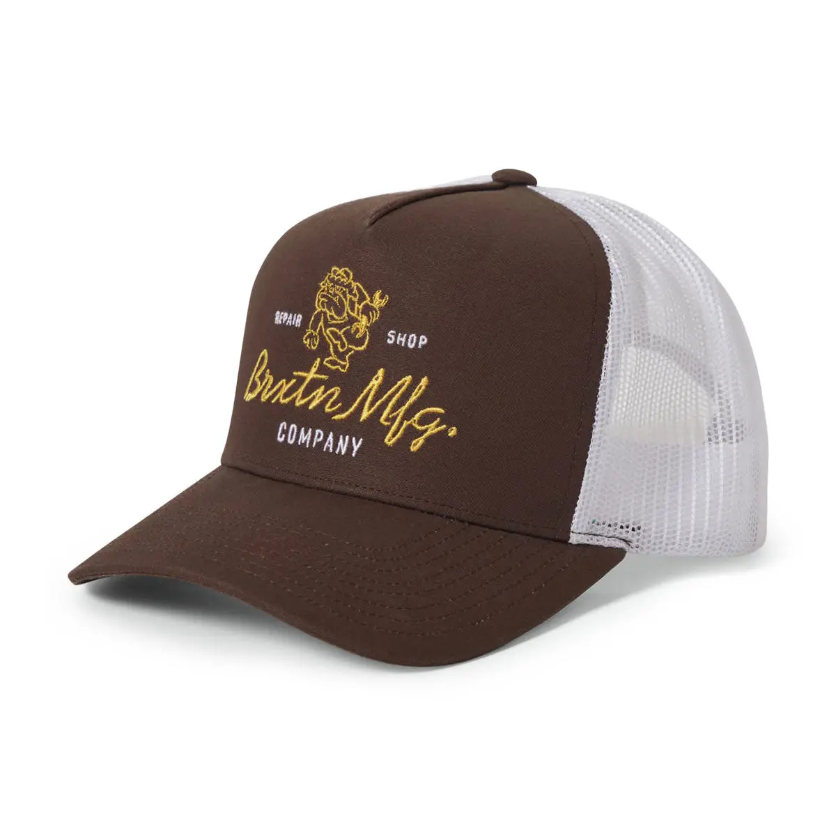 Brixton Tolman C Netplus Mp Trucker Hat - Pinecone Brown/White 1