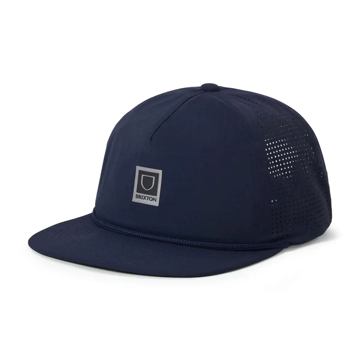 Brixton Journey Mp Performance Snapback Hat - Midnight Blue 1