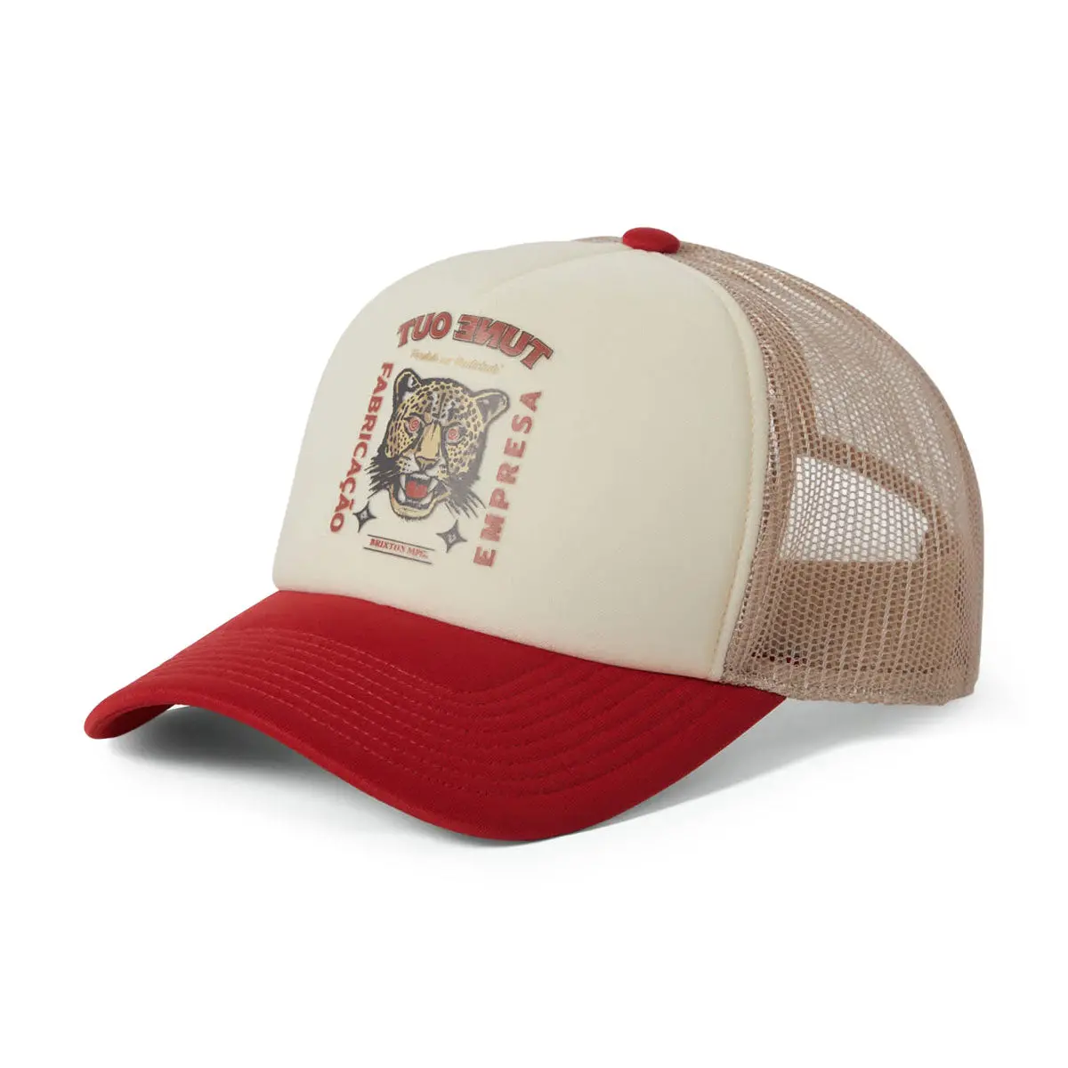 Brixton Lost In Reality Netplus Mp Trucker Hat - Whitecap/Adrenaline Rush 1