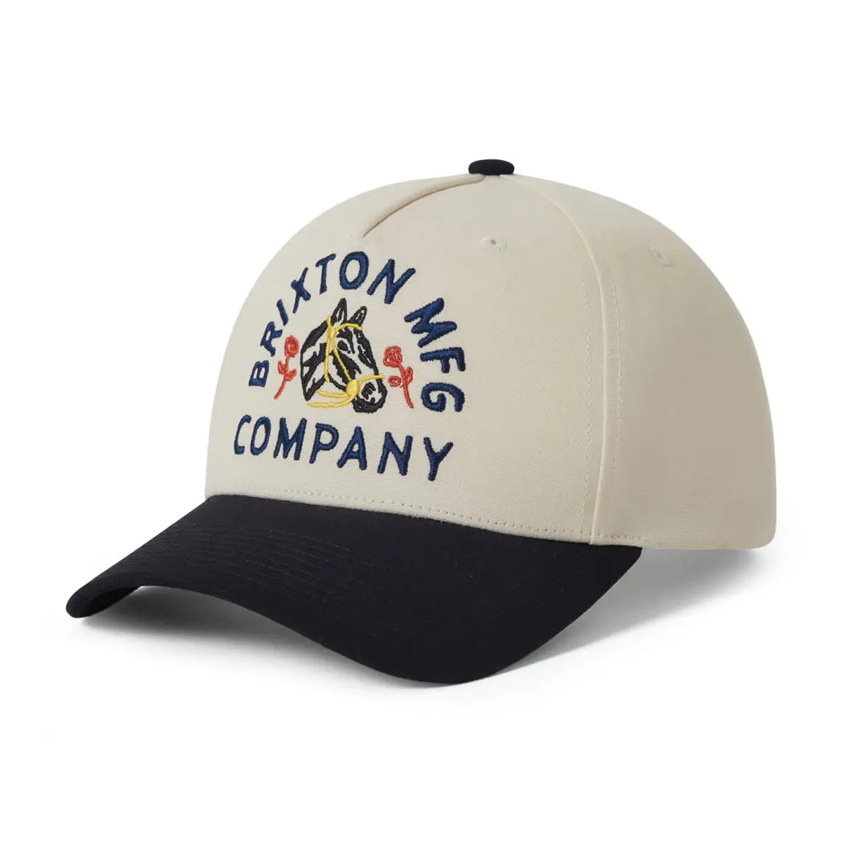 Brixton Trophy Horse C Netplus Mp Snapback Hat - Black/Off White 1