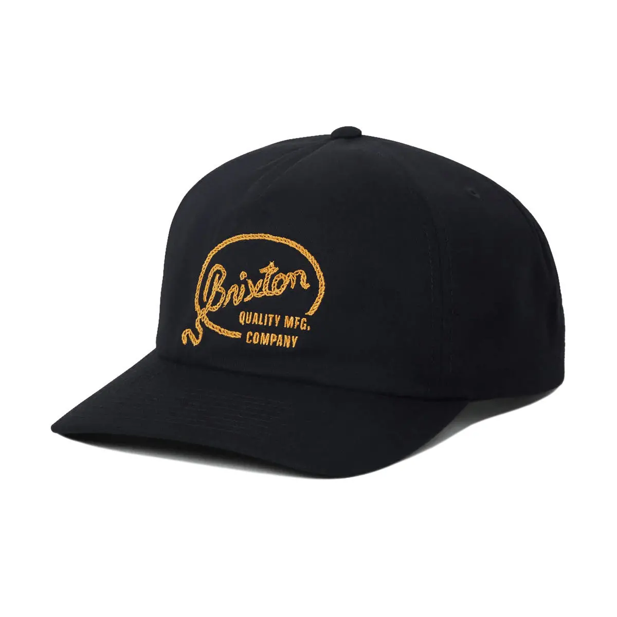 Brixton Gallatin Mp Snapback Hat - Black 1