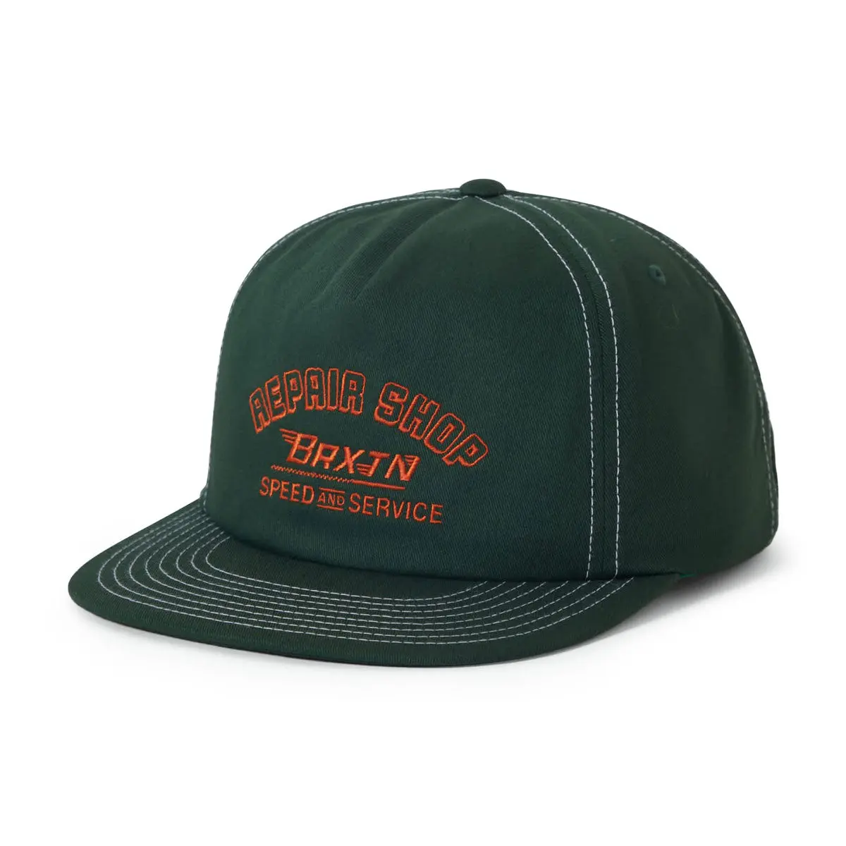 Brixton Repair Shop Hp Snapback Hat - Primal Green 1