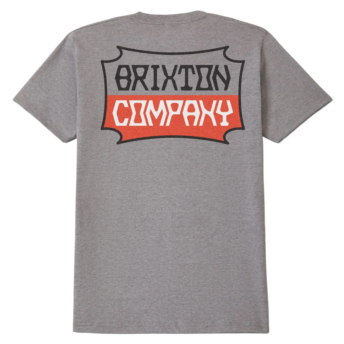 Brixton Pillar T-Shirt - Heather Grey 1