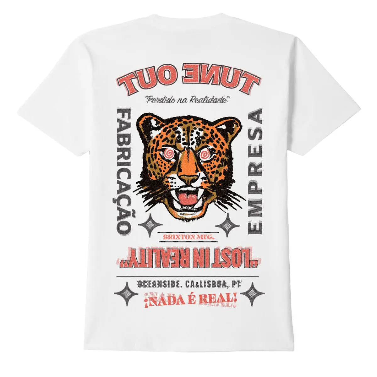 Brixton Getaway T-Shirt - White 1