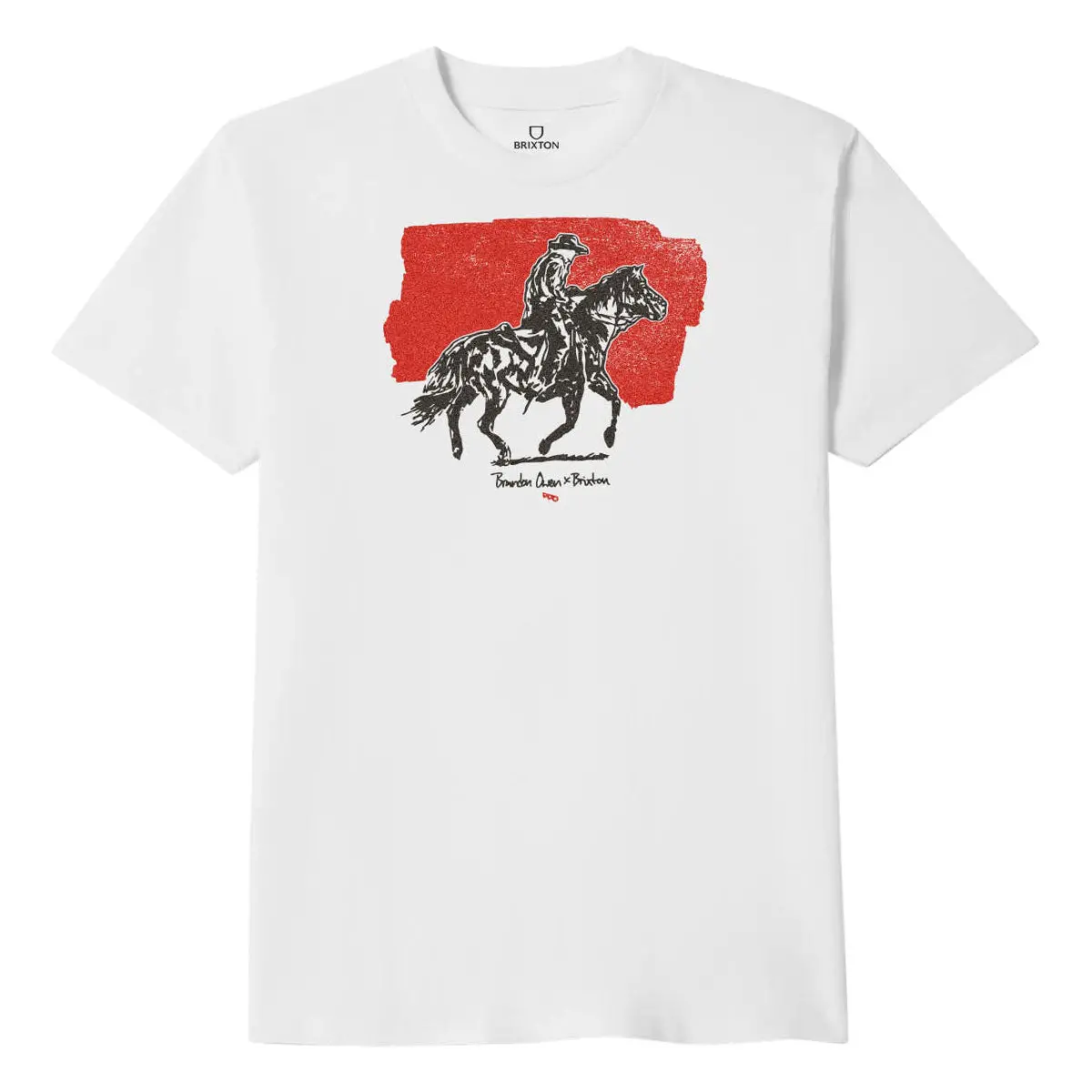 Brixton Duston T-Shirt - White 1