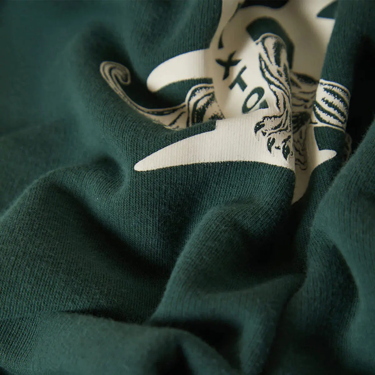 Brixton Predator Relaxed Hoodie - Primal Green Worn Wash 2