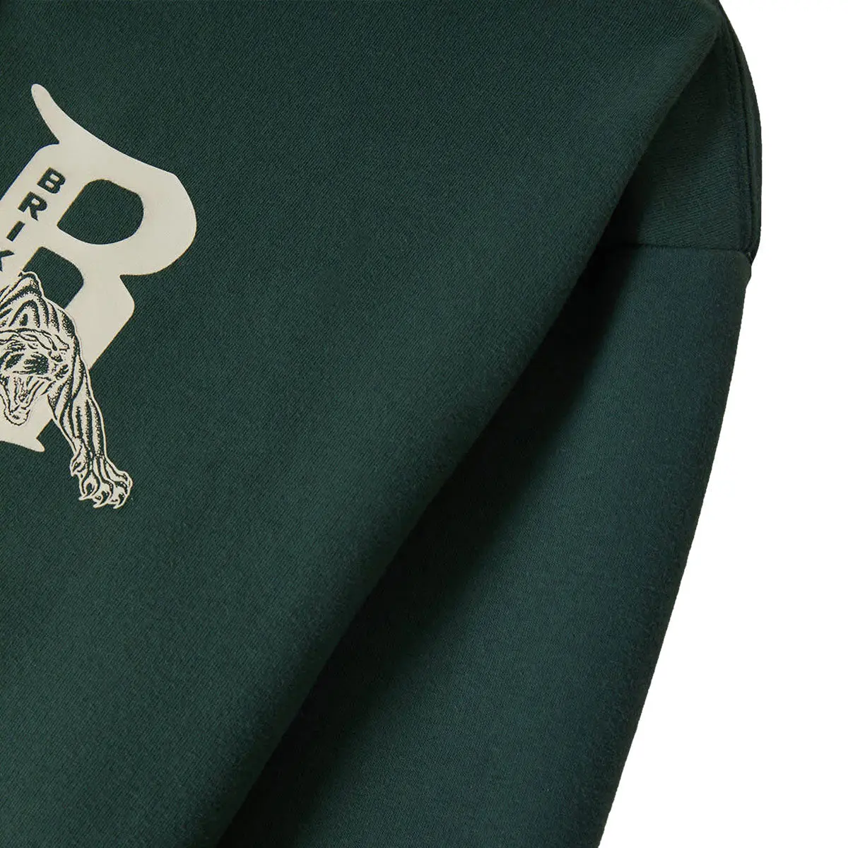 Brixton Predator Relaxed Hoodie - Primal Green Worn Wash 3