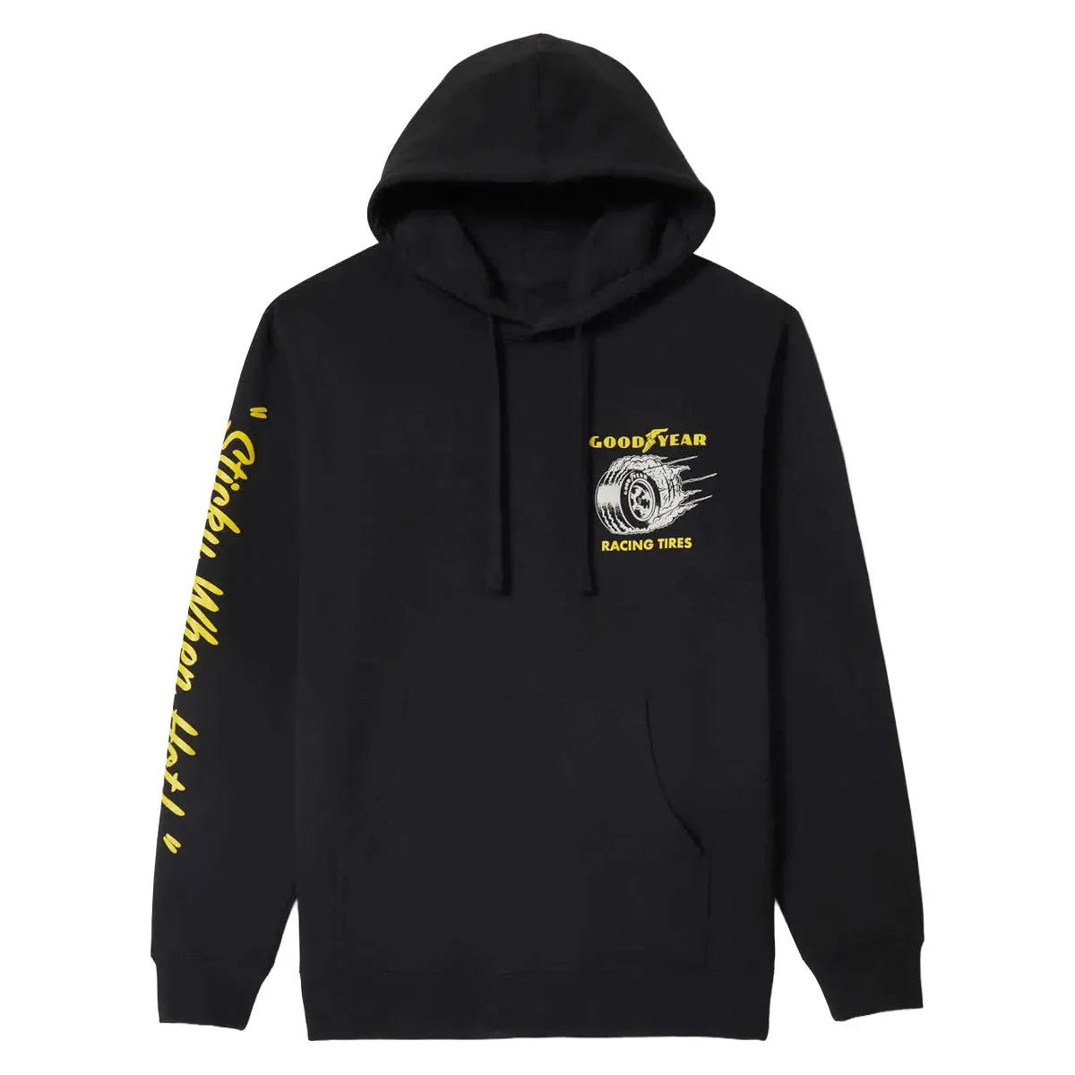 Brixton X Goodyear Cheater Slick Hoodie - Black 1
