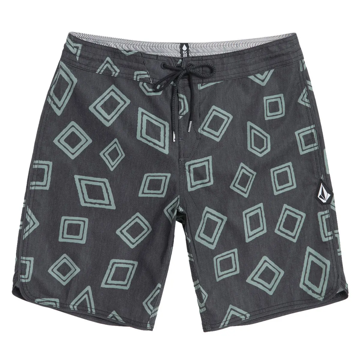 Volcom Contact Scallop Stny 19 Boardshorts - Black 1